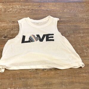 Spiritual Gangster White Graphic Tank Top